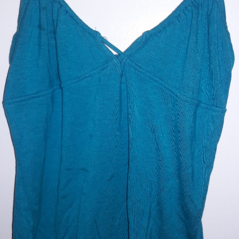 Large Turquoise tank top